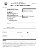 Problem Transfer Report Form - Los Angeles County Department Of Health Services
