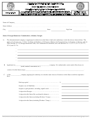 Form Gid-007-rs - Official Having Supervision Of Insurance In The State Of Domicile - Georgia Office Of Commissioner Of Insurance