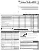 Combined Excise Tax Return Form - Apr - May - Jun 2001