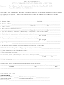 Occupational License Tax Withholding Application Form - City Of Calvert City