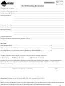 W-2 Withholding Declaration-montana Revenue Department Form