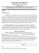 Resale Certificate Form - Maine Revenue Services