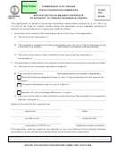 Form Scc760/922 - Application For An Amended Certificate Of Authority To Transact Business In Virginia