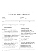 Case Cover Sheet / Domestic & Probate Cases Form