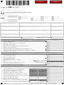 Georgia Form 600 - Corporation Tax Return - 2008/2009