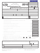 Form Ltd - Self-employment Tax - 2010