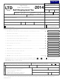 Form Ltd - Self-employment Tax - 2014