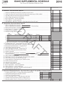 Form 39r Draft - Idaho Supplemental Schedule - 2016