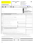 Business Tax Return Form - City Of Cincinnati - 2015