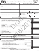 Form 1120-sn (draft) - Nebraska Schedule K-1n - Shareholder's Share Of Income, Deductions, Modifications, And Credits - 2015