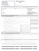Business Tax Return Form - City Of Springboro, Ohio - 2010