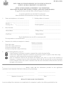 Form Rp-483-d - Application For Real Property Tax Exemption For Farm Or Food Processing Labor Camps Or Commissaries