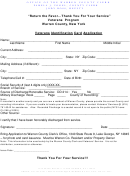 Veteran Id Application Form