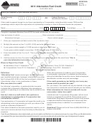 Montana Form Afcr Draft - Alternative Fuel Credit - 2011