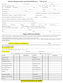 Fillable Patient Registration And Health History Form Printable pdf