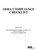 Osha Compliance Checklist
