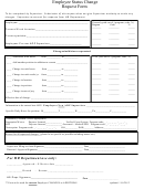 Employee Status Change Request Form