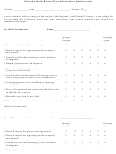 Belgrade Youth Baseball Coach Evaluation Questionnaire Printable pdf