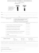 Fillable Belgrade Youth Baseball Coach Evaluation Questionnaire Printable pdf