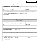 Residence Hall Work Order Request Form
