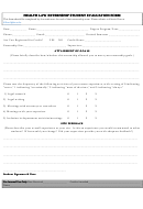 Health Law Externship Student Evaluation Form