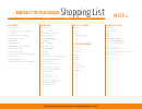 Paleo Shopping List