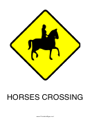 Horses Crossing