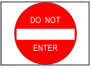Do Not Enter Sign Template