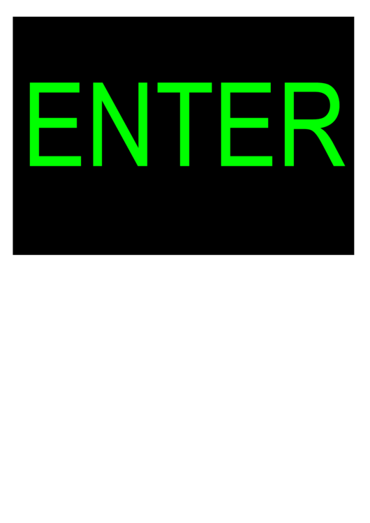 Enter Sign Template Printable pdf
