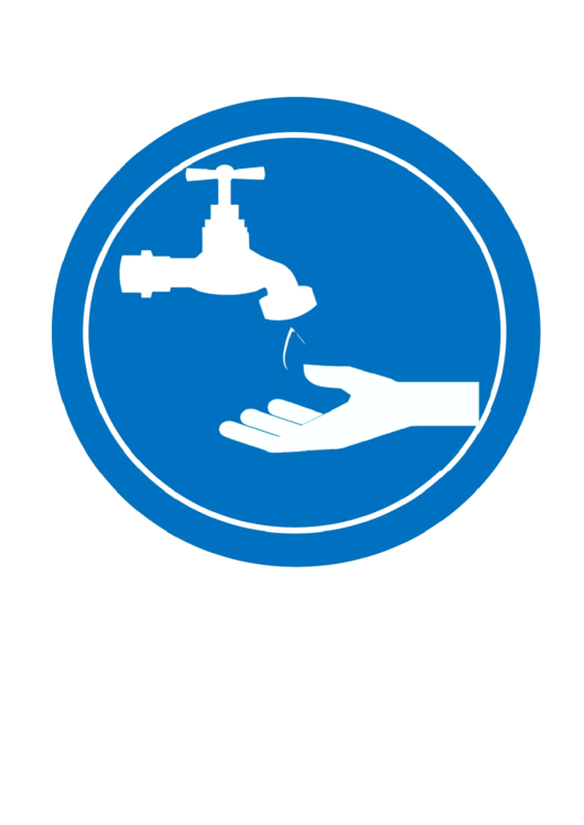 Wash Hands Sign Template Printable pdf