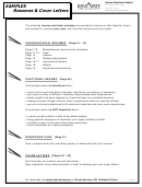 Samples Resumes & Cover Letters Chronological Resumes