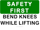 Safety First Sign Template