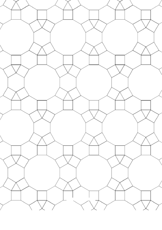 3-4-6-4 4-6-12 Tessellation Paper Template - Small Printable pdf