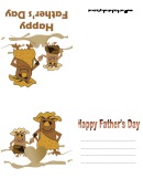 Father's Day Card Template