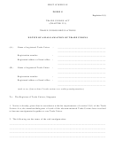 Notice Of Amalgamation Of Trade Unions Printable pdf