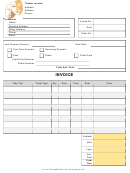 Theater Subscription Invoice Template