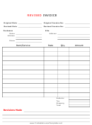 Revised Invoice Template