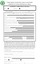 Work Permit Exemption Application Form Ministry Of Natural Resources & Labour