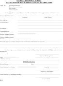 Application For Replacement Of Social Security Card