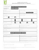 Application For Registration As An Employee