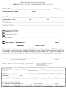 North Smithfield School Department Meal Account Refund/transfer Of Funds Request Form
