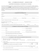Form 1 - Accommodation Request Candidate Form 1 - Pdf