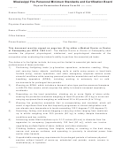 Form- 04 - Mississippi Fire Personnel Minimum Standards And Certification Board Physical Examination Release Form-04 2009