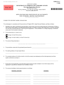 Form Flp-1 - Application For Certificate Of Authority For Foreign Limited Partnership 2008
