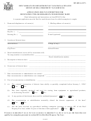 Form Rp-483-B - Application For Tax Exemption For Reconstructed Or Rehabilitated Historic Barn 1997 Printable pdf