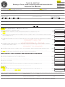 Form M-990t-62 Draft - Exempt Trust And Unincorporated Association Income Tax Return - 2015
