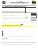 Form M-8736 - Application For Extension Of Time To File Fiduciary Or Partnership Return - 2012