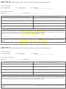 Form Pte-ta Draft - New Mexico Non-resident Owner Income Tax Agreement - 2009