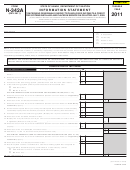 Fillable Form N-342a - Information Statement - 2011 Printable pdf
