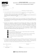 Affidavit In Lieu Of Registration Statement Form
